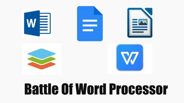 Battle of Word Processor MS Word and its best free alternative