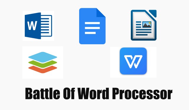 Battle of Word Processor MS Word and its best free alternative